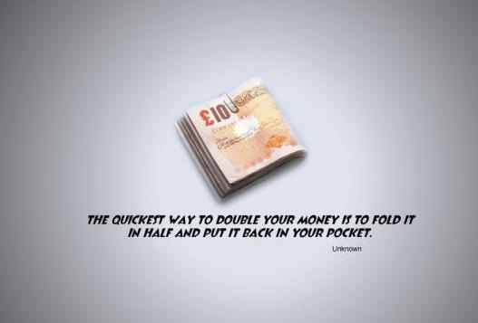 funny quotes double your money