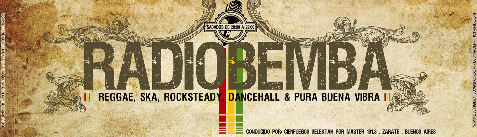 RadioBemba - reggae los Sábados de 20 a 23 hs. por FM Masters