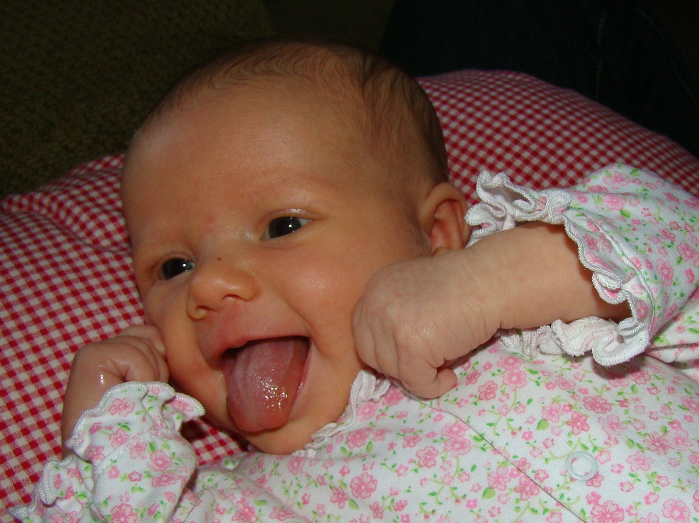 Zen baby, Zen 6 wks and Smiles!!!