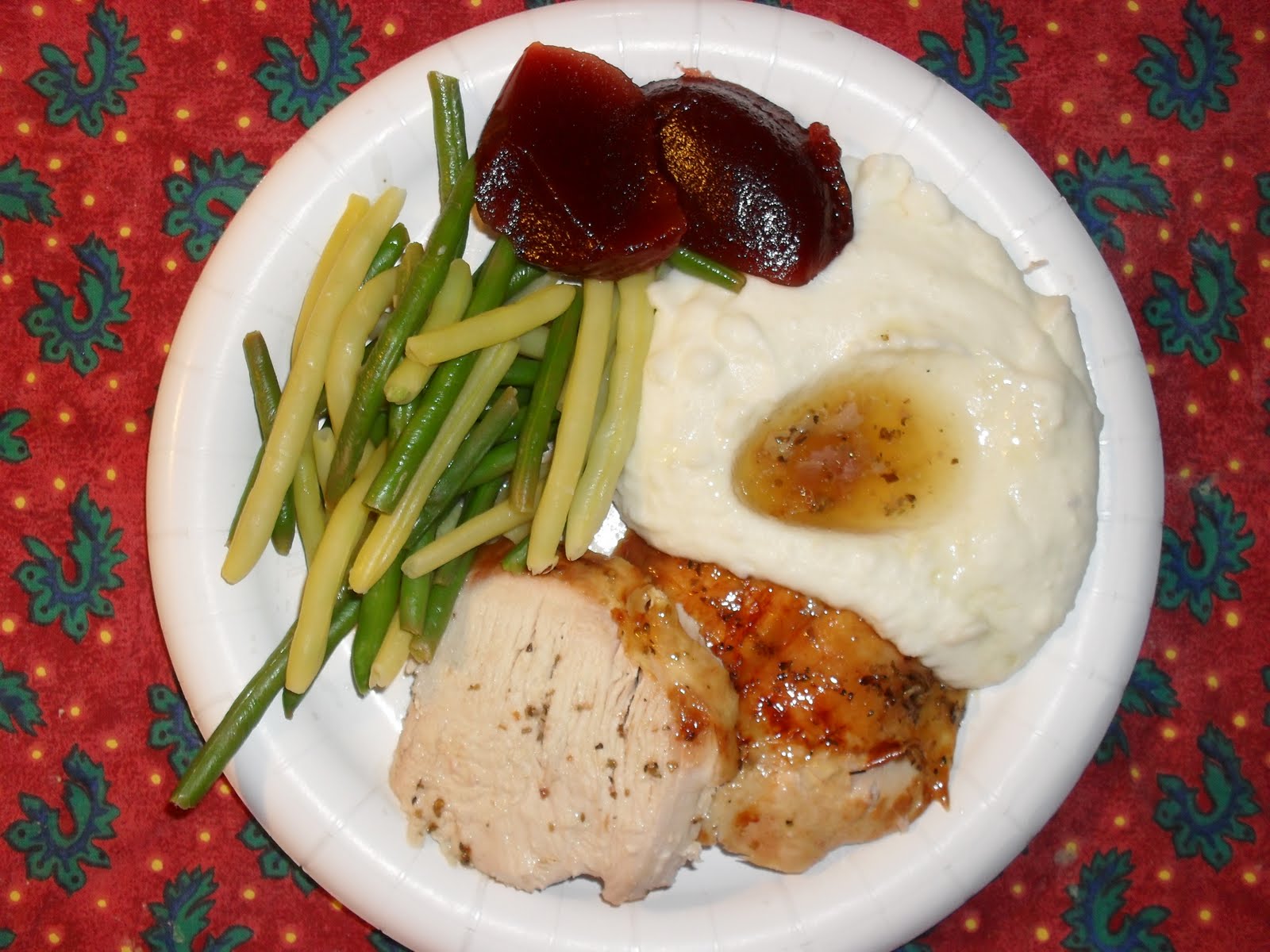 ROCK THAT PLATE! Oven roasted turkey!