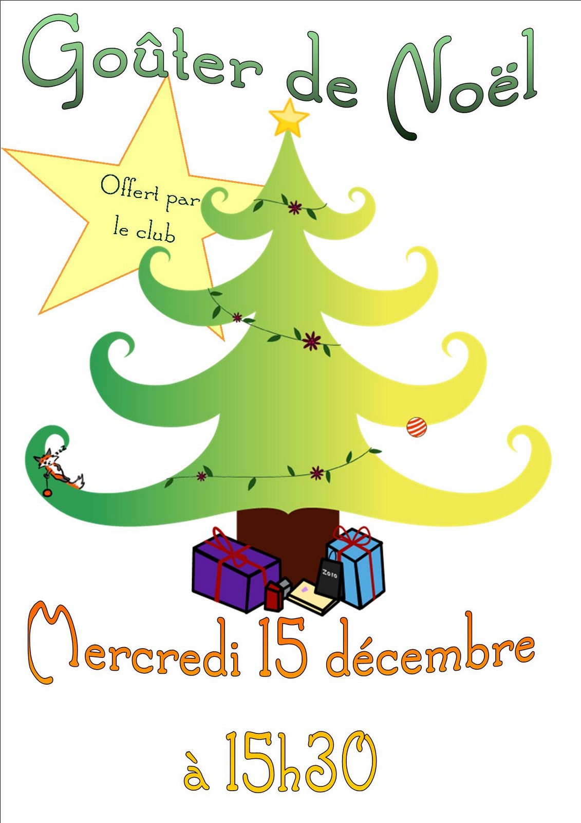 Tennis Club de Vic la Gardiole: Goûter de Noël