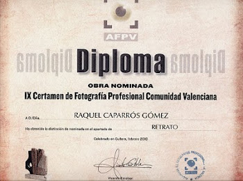 RAQUEL CAPARROS NOMINACION PREMIO COMUNIDAD VALENCIANA 2010