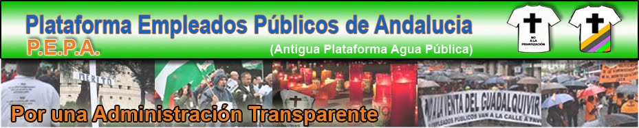 PLATAFORMA AGUA EMPLEO PUBLICO ANDALUCIA