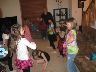 Happy Party Monkey: Alas. The Rock n Roll Party. 9 Year Old Girl Style