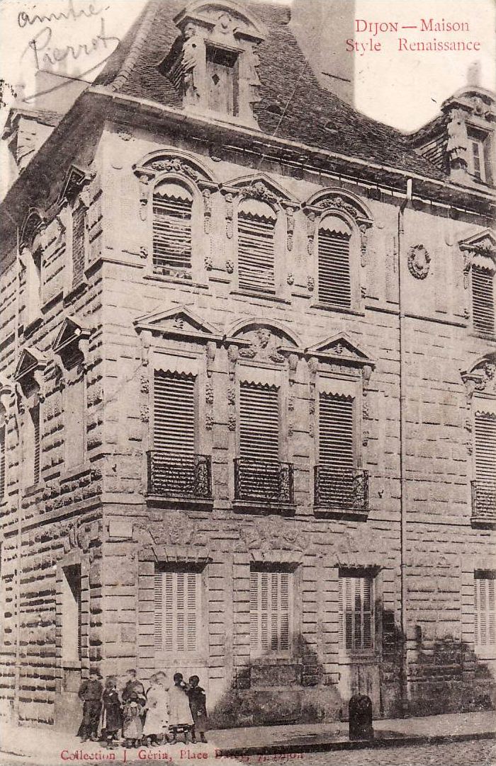 Dijon en 1900 La rue Verrerie
