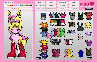 Crea Personajes de Sonic femenino