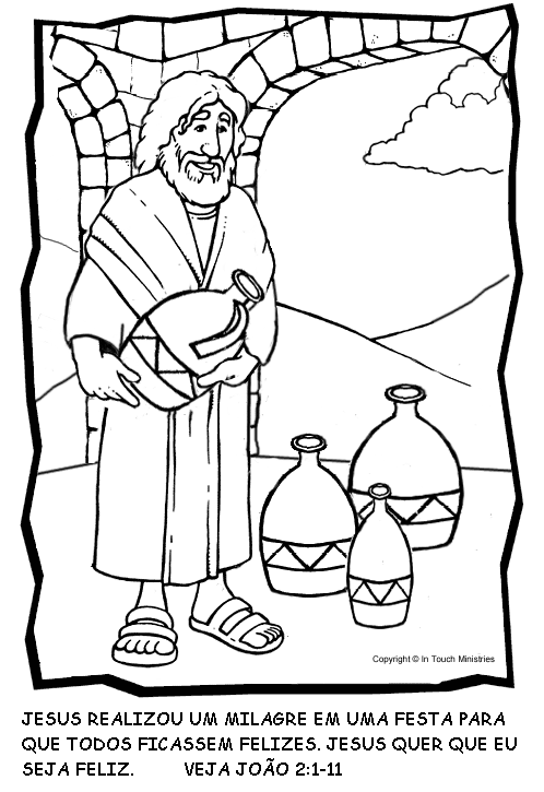 clipart jesus turns water into wine - photo #16