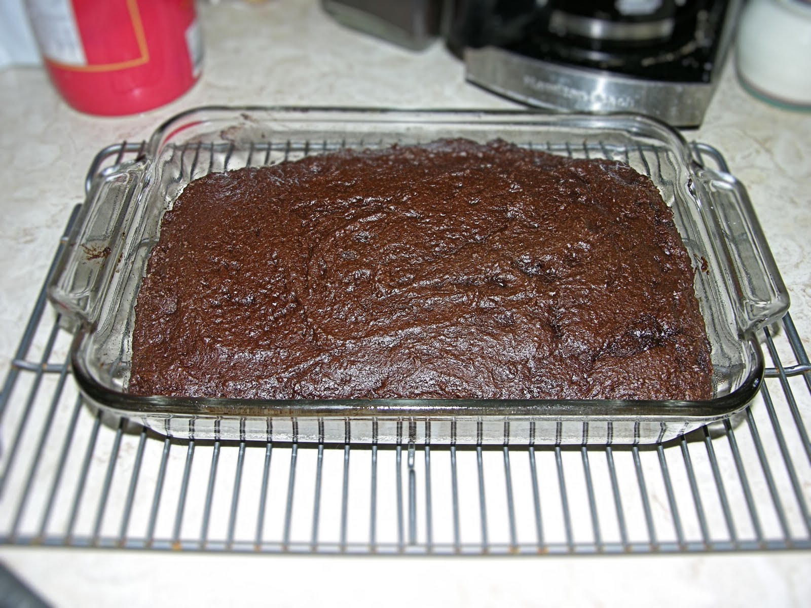 Oh, I can make that! Chocolate applesauce cake
