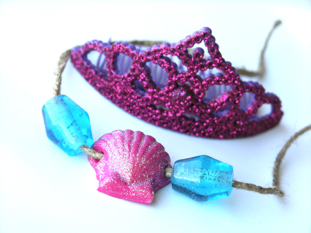 barbie in a mermaid tale necklace
