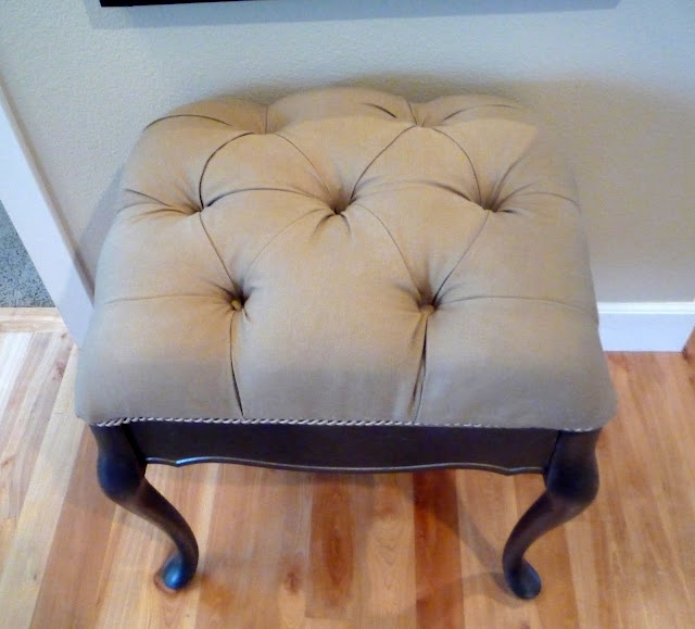 Crafty Sisters Tufted BenchBefore and After