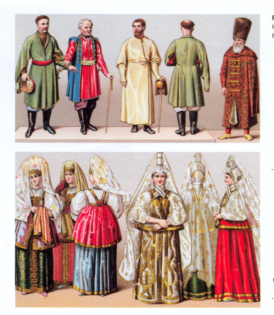 KUALA SKYLAB: AUGUST RACINET. COSTUMES. RUSSIA. 16th -19th CENTURY ...