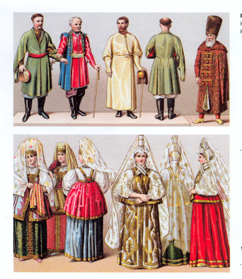 KUALA SKYLAB: AUGUST RACINET. COSTUMES. RUSSIA. 16th -19th CENTURY ...