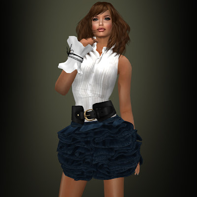 :: COCO ::: New Release : Denim Ruffle Skirt