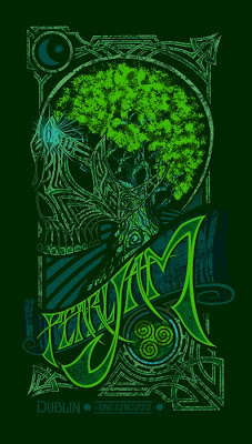 INSIDE THE ROCK POSTER FRAME BLOG: Pearl Jam Dublin, Belfast and