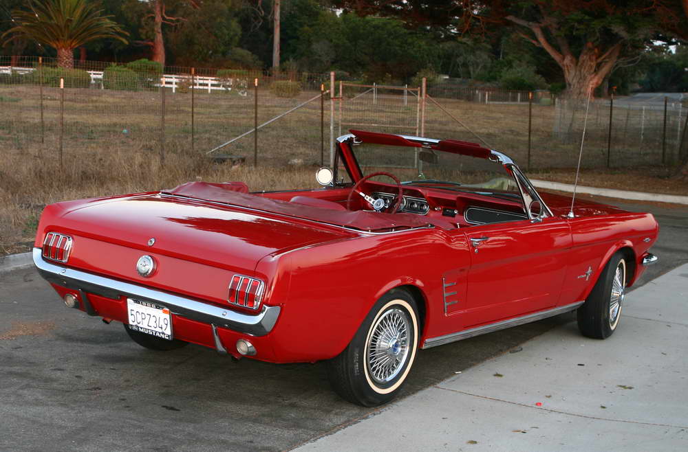 1966 Ford mustang candy apple red paint code