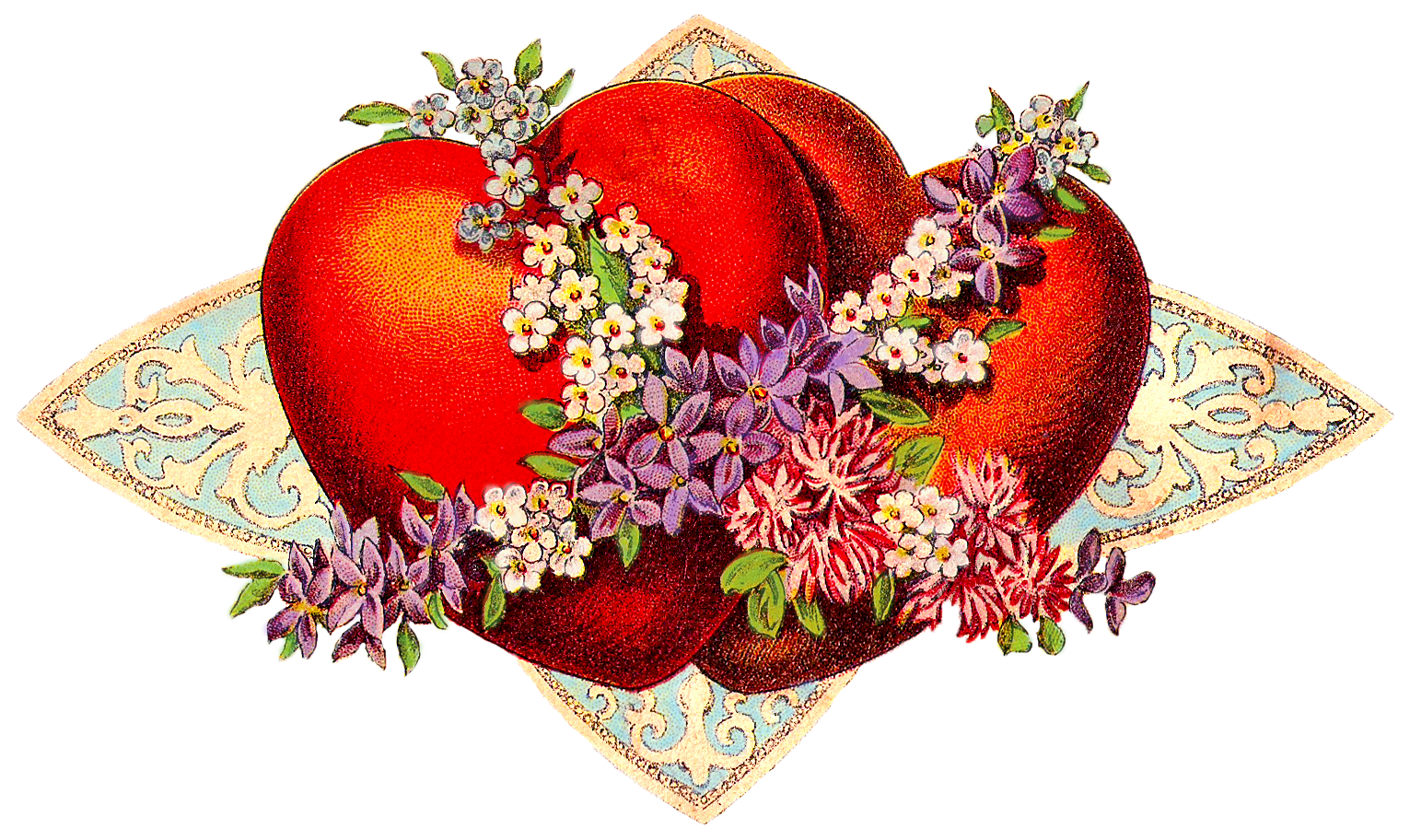 free victorian heart clip art - photo #4