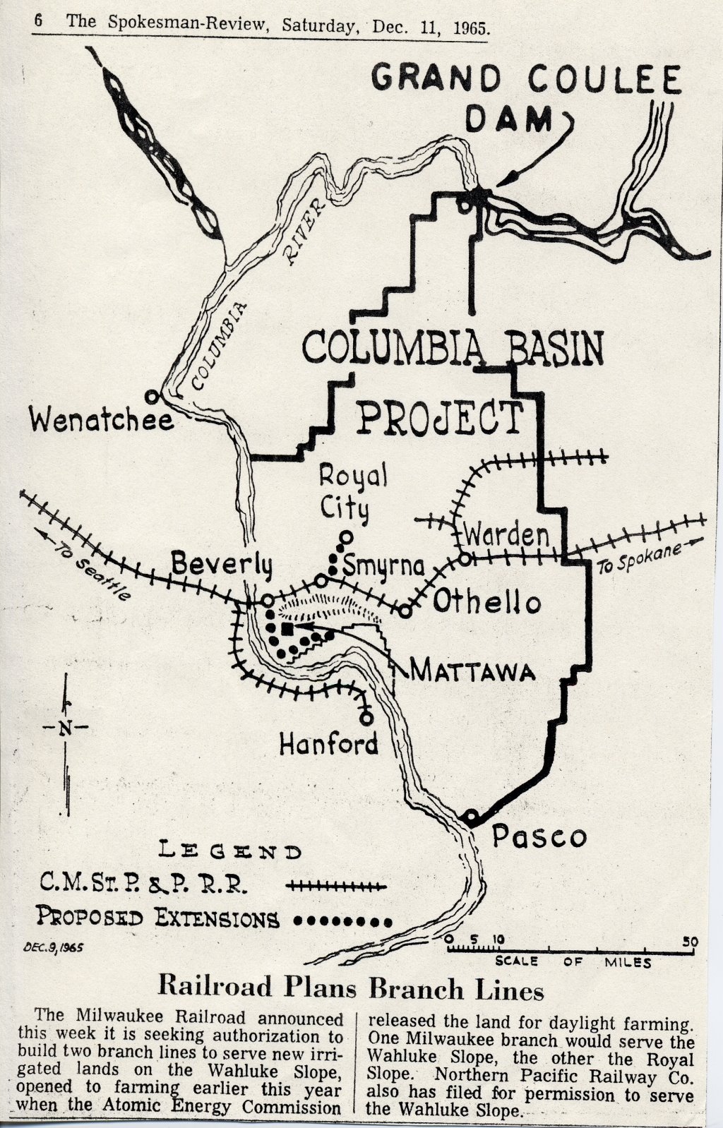 Milwaukee Railroad Route Map
