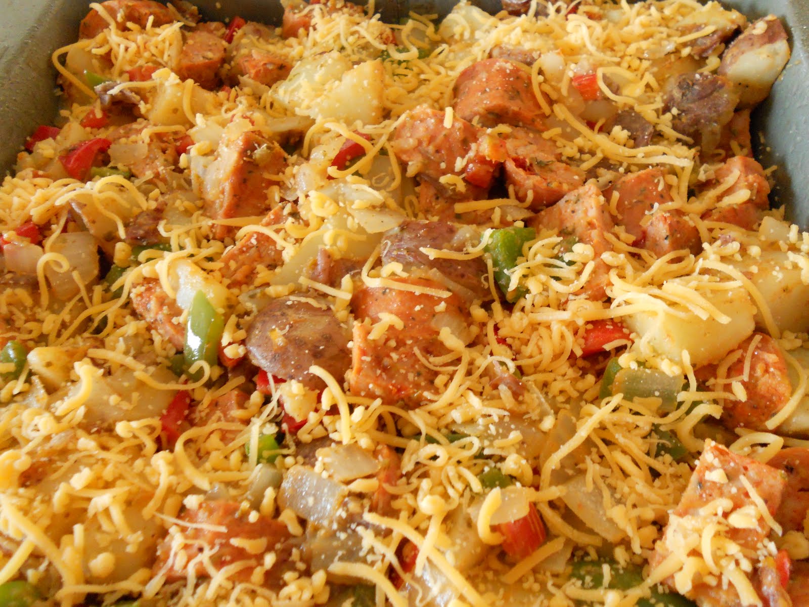 Yoshimi Vs. Motherhood: Potato, Sausage, and Egg Breakfast Casserole