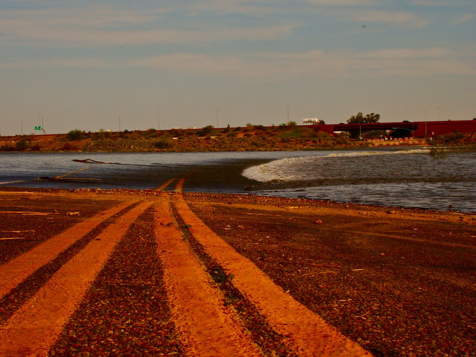Scottsdale Daily Photo Photo Salt River Flooding at Street
