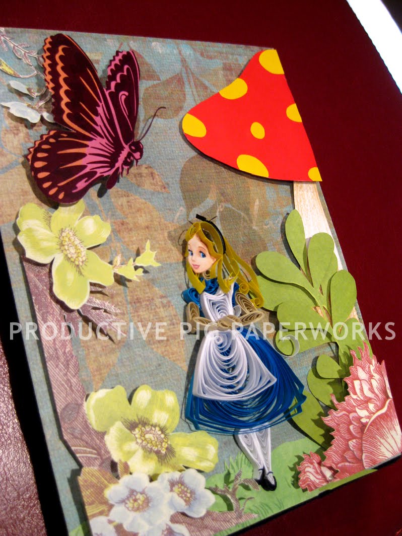 Productive Pig Paperworks: Alice in Wonderland