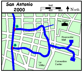 San Antonio River, 2000
