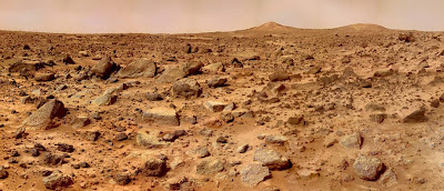 Mars Pathfinder - Twin Peaks (left view)