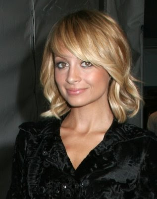 Celebrity Nicole Richie Blonde Hairstyles