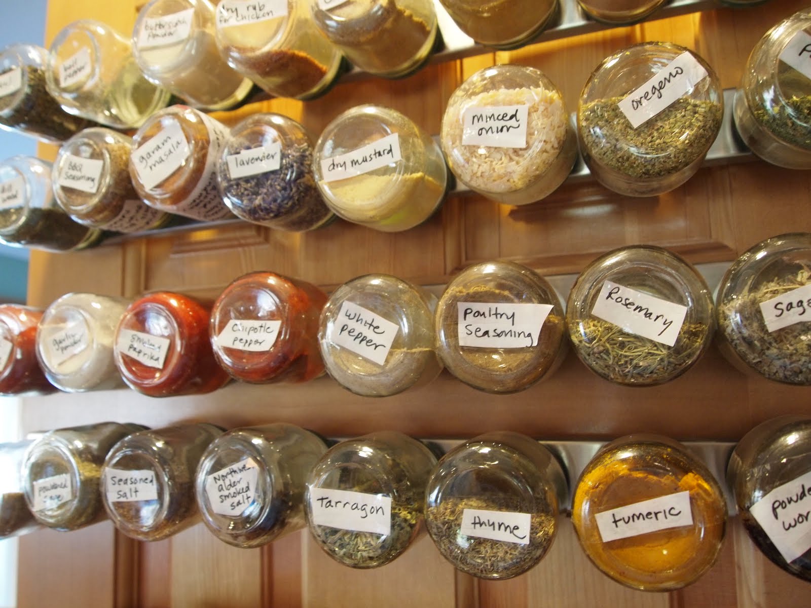 The Alchemist My Spice Rack Spice Organization with Baby Food Jars