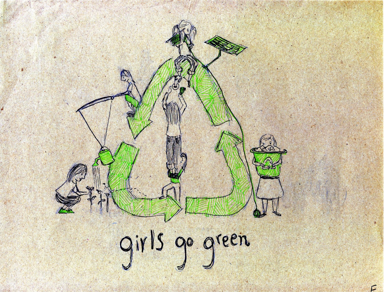 girls go green