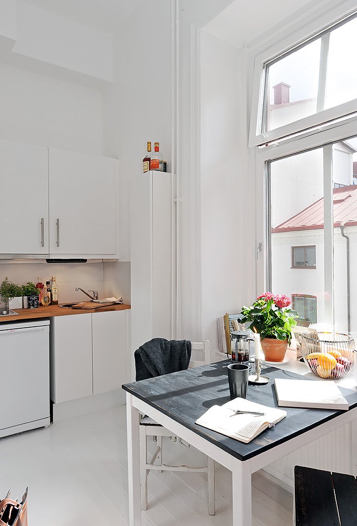 Compact Living in White