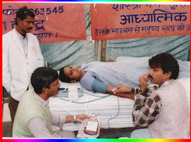 Rakdaan Shivir at Durgaji Mandir Shastrinagar,Lko
