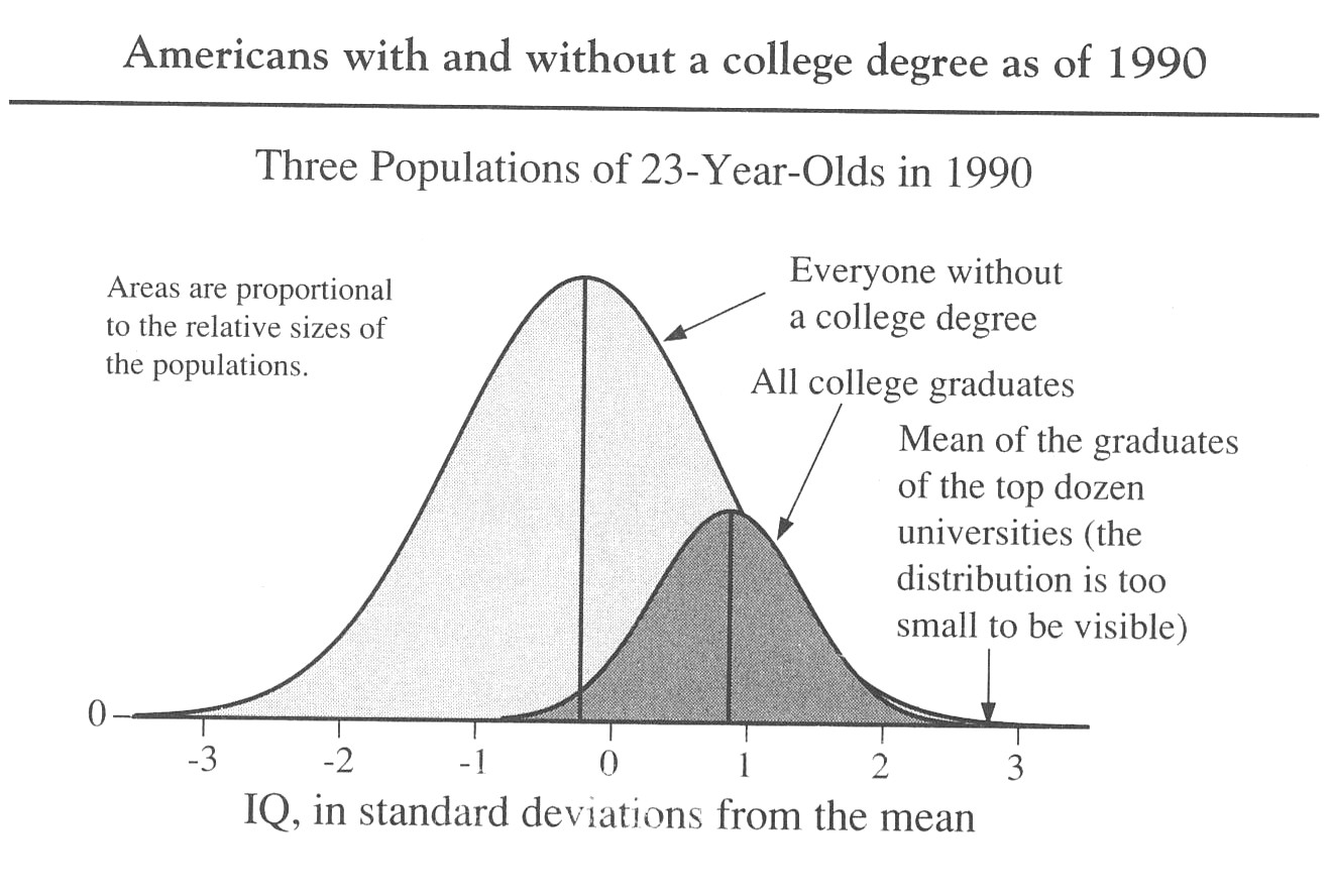 The Bell Curve and Cognitive Elites