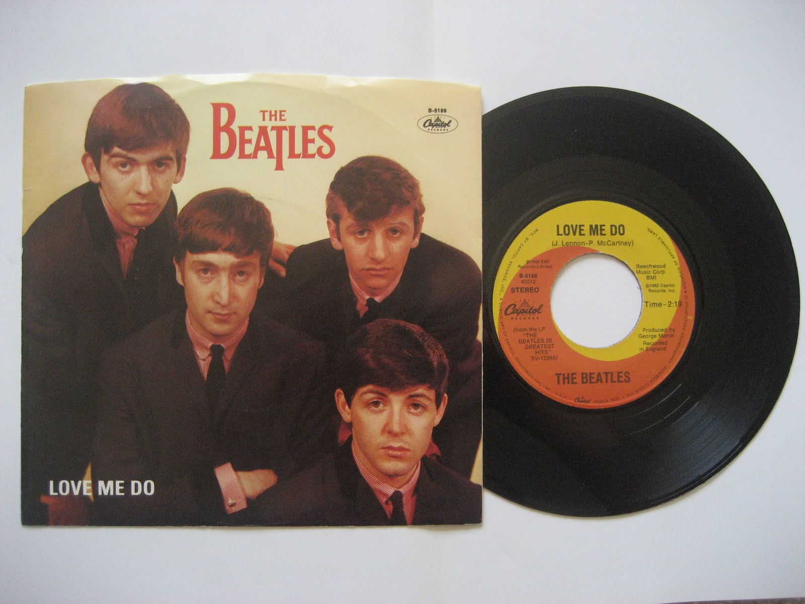 Jeff's Record Collection: Beatles - Love Me Do 7" US reissue