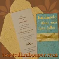 Twisted Limb Eco-Invitations