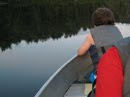 off for a row, with the lookout in the bow; copyright Kim Brookes