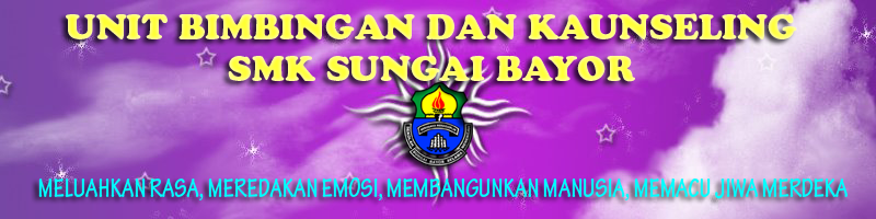 UNIT BIMBINGAN DAN  KAUNSELING SMK SG BAYOR