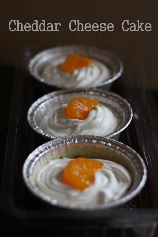 My Baking Journey Cheddar Cheese Cake