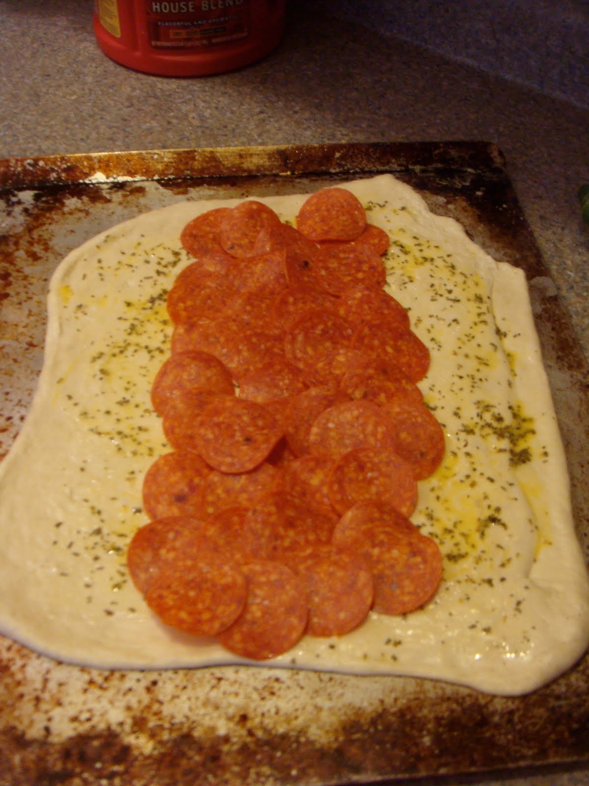 The Good House pepperoni bread