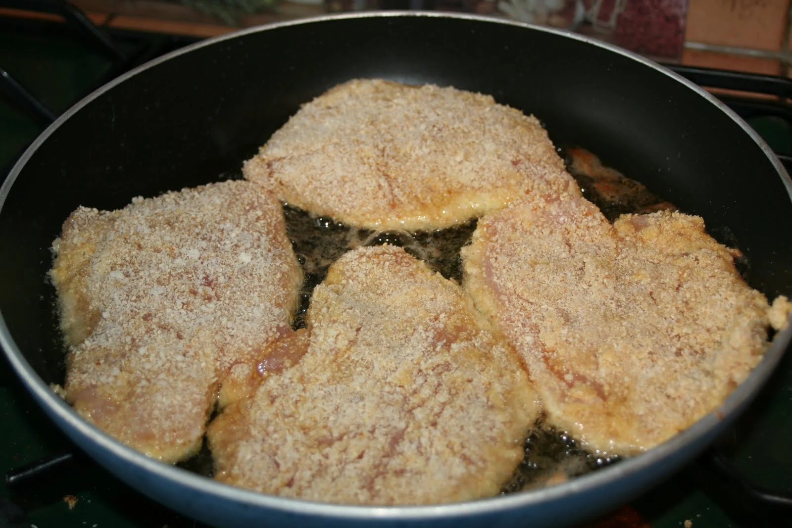 Escalopes de dinde panées