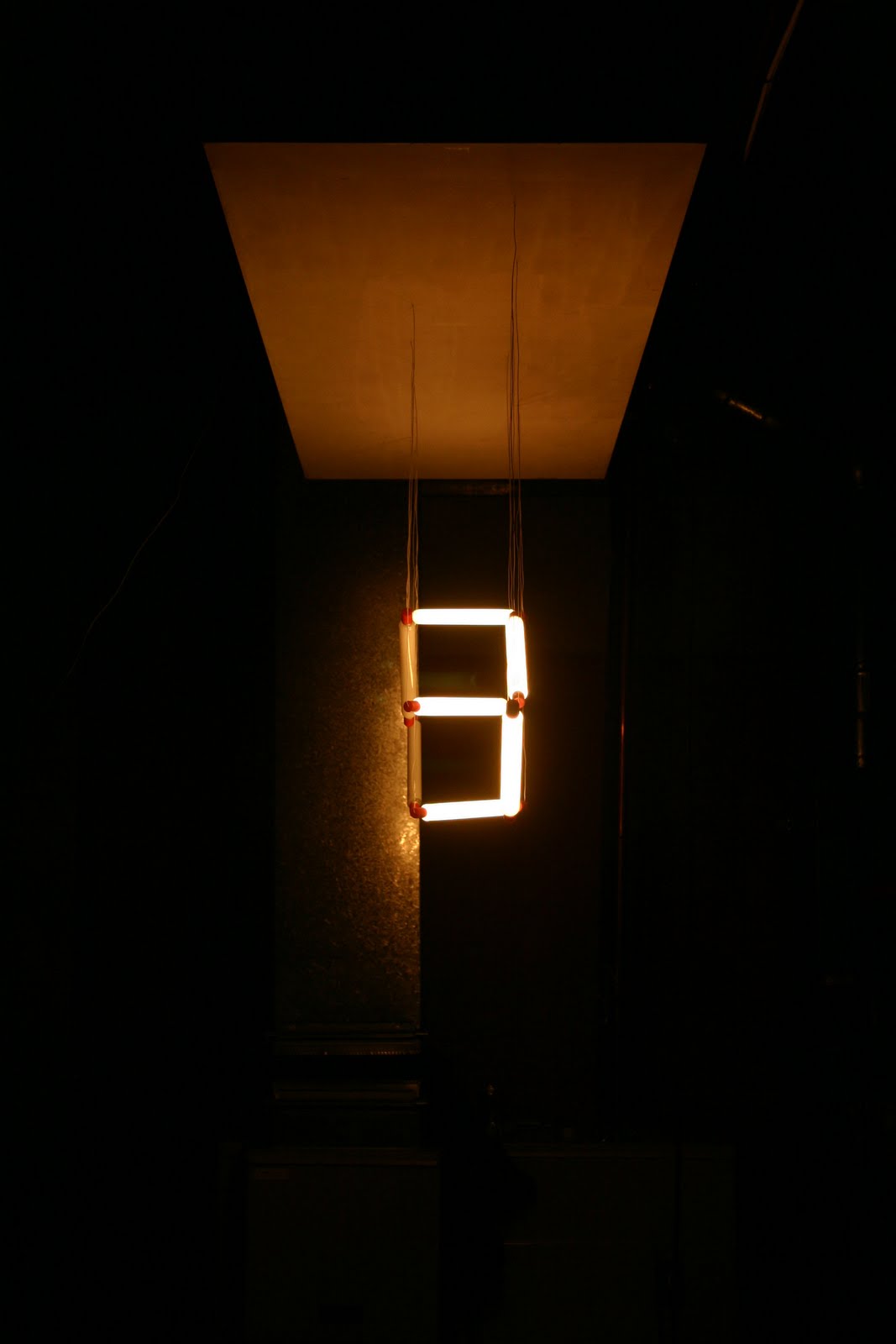 Puff and Flock Benjamin Males' Perspective Chandelier