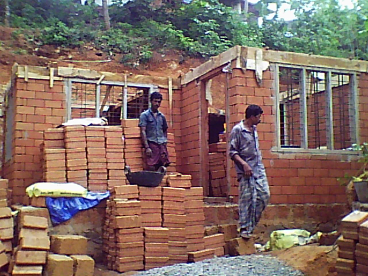 Interlocking Bricks for House Construction