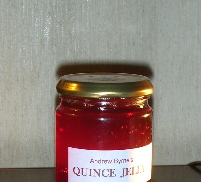 Andrew's travels Quince jelly heaven in a jar. RECIPE!
