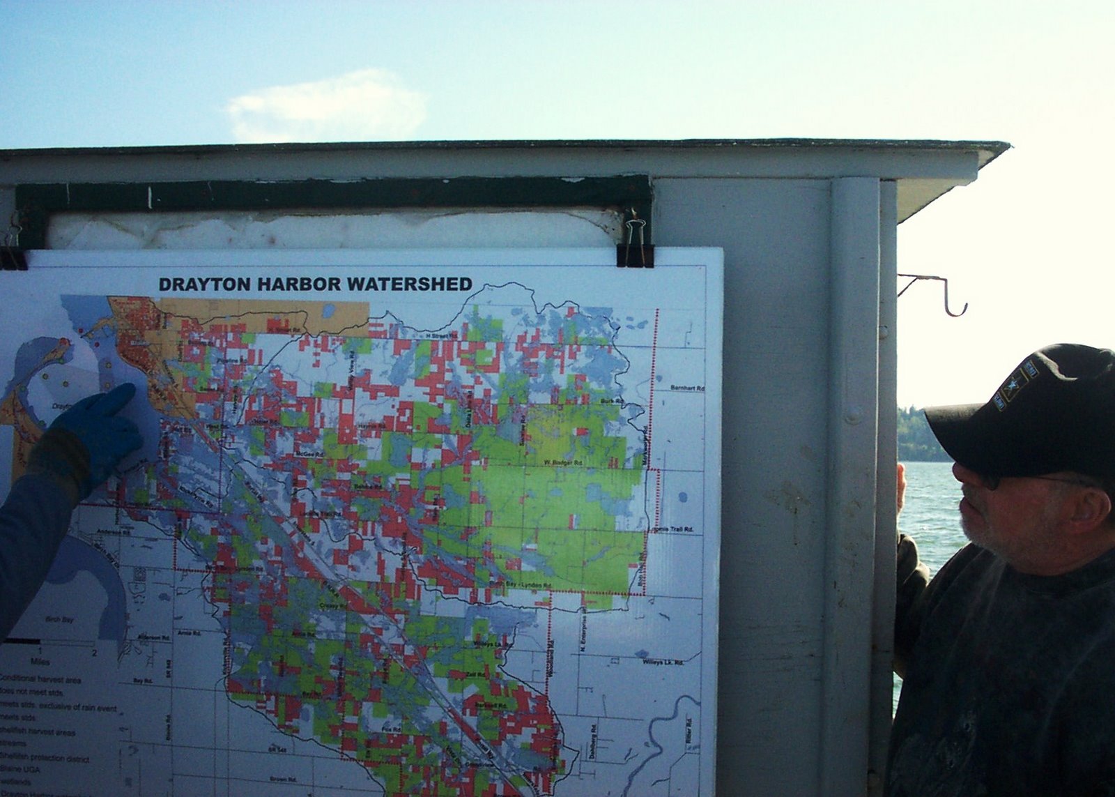 [21+WSU+Beach+Watchers+Drayton+Harbor+Watershed+Map+on+the+Barge.JPG]