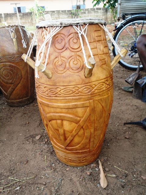 A Tiger in Ghana: Making My Kpanlogo Drum