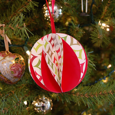 sarah + abraham: paper ball ornaments