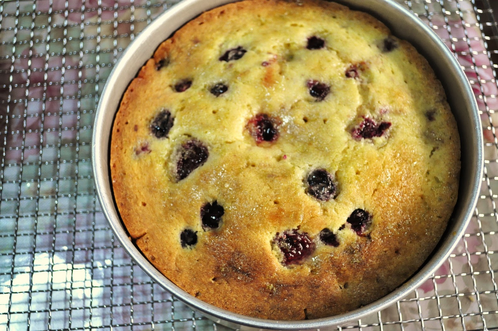 Confectionery Queen Raspberry & Blueberry Lime Drizzle Cake