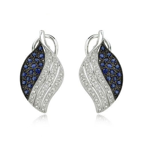 Blue Sapphire Earrings