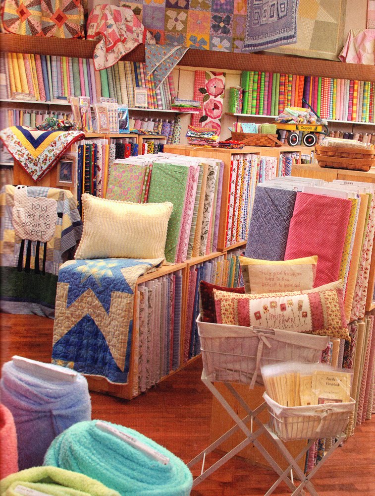 Needle in a Haystack Pine Needles...A Favorite Quilt Shop Featured in