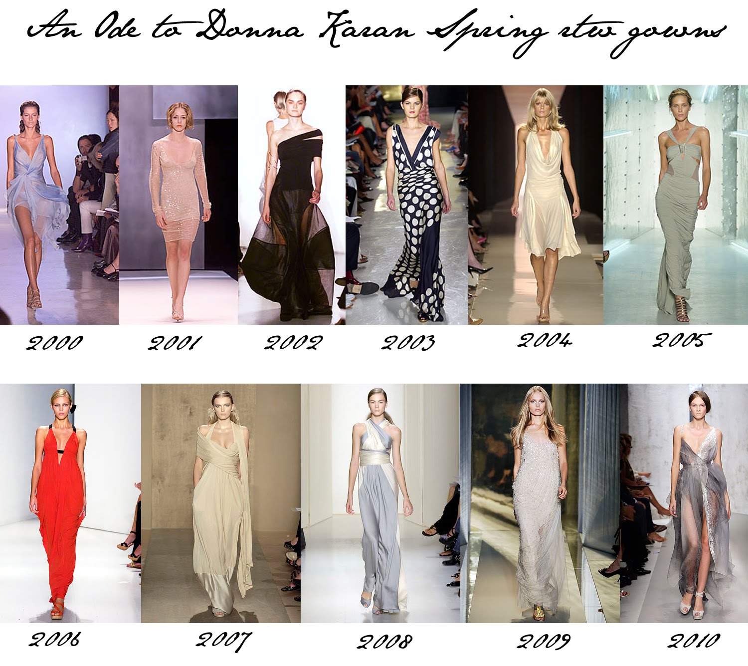 Ode to Donna Karan Spring Gowns 20002010 Fashion Foie Gras