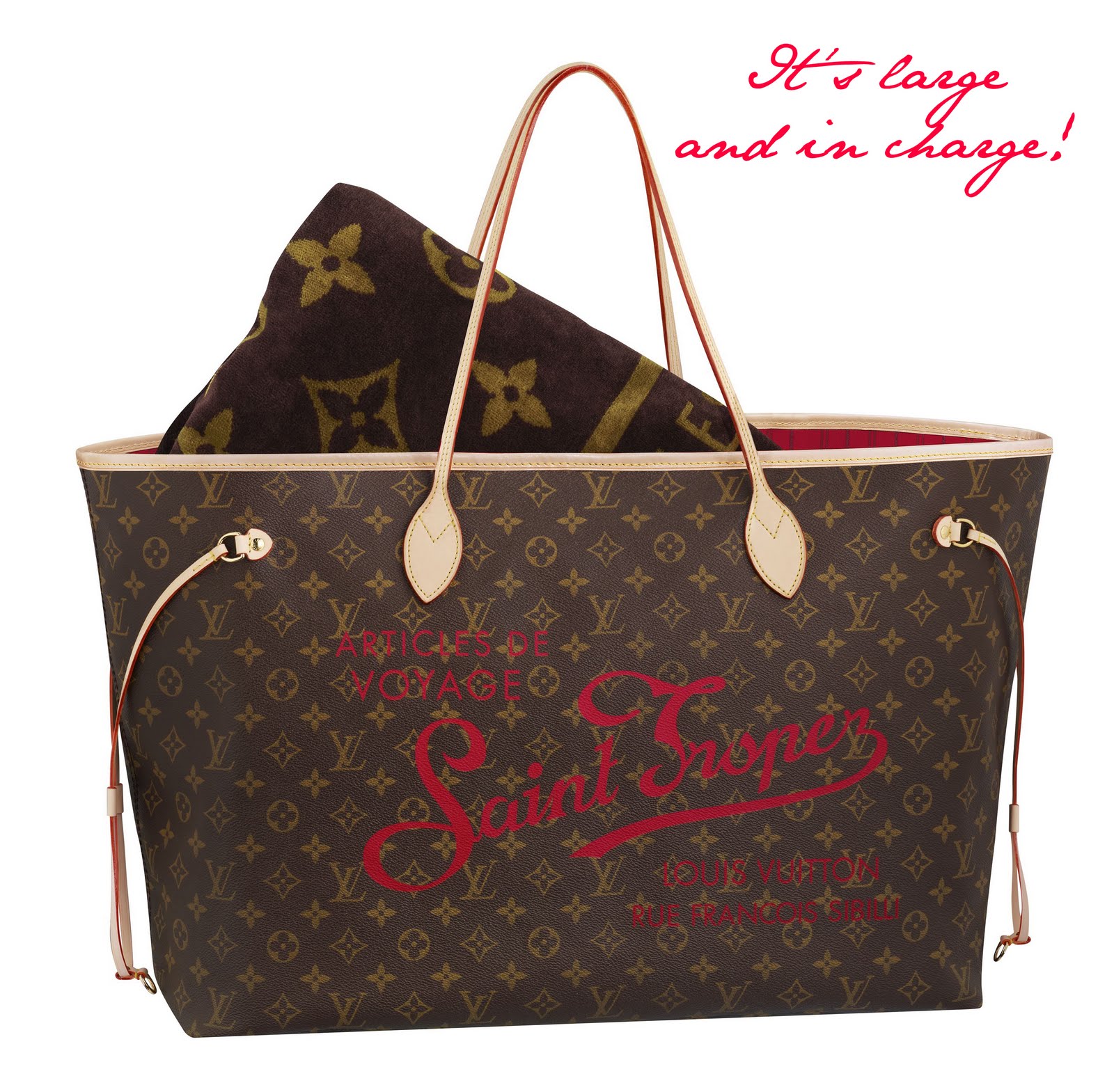 Louis Vuitton Special Edition Saint Tropez Neverfull bag